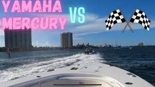 MERCURY 300 VERADO Vs. YAMAHA 300 Outboards / BOAT RACE