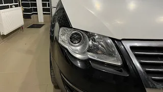 Volkswagen Passat b6 - замена линз на диодные Expression