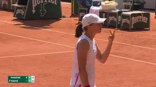 Iga Swiatek vs Xinyu Wang Highlights ROLAND GARROS | FRENCH OPEN 2023