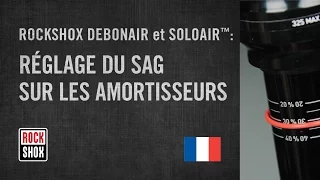 RockShox Debonair et Solo Air: Réglage du Sag sur les amortisseurs