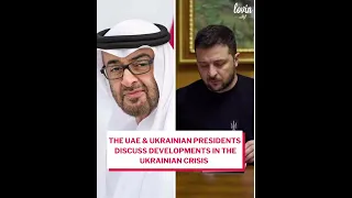 The Ukrainian President thanked Sheikh Mohamed bin Zayed for the humanitarian support #shorts