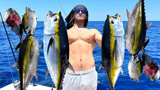 BIG blackfin tuna JUPITER FLORIDA!! (Live baiting)