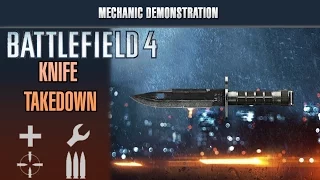 Battlefield 4 Mechanic Demonstration - All Knife Takedown Animations