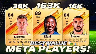 EA FC BEST VALUE META PLAYERS IN EVERY POSTION! EA FC ULTIMATE TEAM