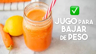 JUGO de ZANAHORIA para ADELGAZAR el ABDOMEN 🥕 | Bebidas Saludables 💚