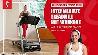 Intermediate Treadmill HIIT Workout | 20 Minutes