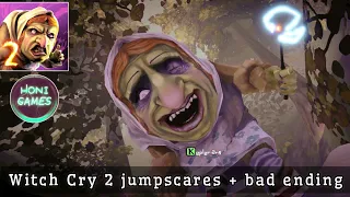 Witch Cry 2 jumpscares + game over ending