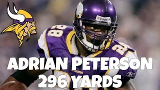 Adrian Peterson Highlights 296 Yards 2007 MIN vs SD