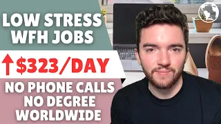 6 Chill Work At Home Jobs Hiring with No Phone Calls Paying ⬆️$323/DAY