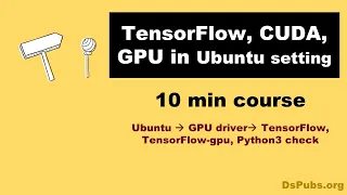 TensorFlow, CUDA, GPU in Ubuntu setting  (Ubuntu 22.04)