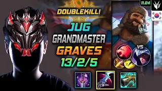 GrandMaster Graves Jungle vs Talon - 천상계 정글 그레이브즈 월식 포식자 - LOL KR 11.24
