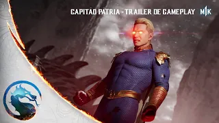 Mortal Kombat 1 – Capitão Pátria - Trailer oficial de Gameplay Dublado