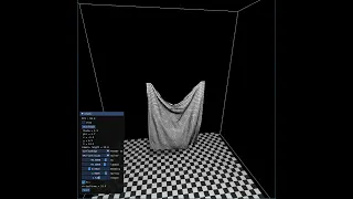 Real-time cloth simulation with extended position-based dynamics (XPBD) using CUDA