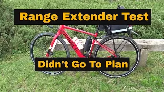 Ebikemotion Range Extender test - didn't go as expected