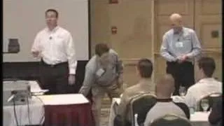 Speaker throws up on stage at Boot Camp 2002