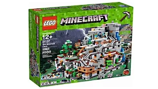 LEGO Minecraft The Mountain Cave 2017 set pictures!