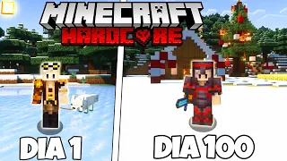 SOBREVIVI 100 DIAS NA TAIGA NEVADA DO MINECRAFT HARDCORE