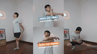 Áp dụng giãn cơ đúng cách ❌❌❌ | Static vs Dynamic Stretching | SHINPHAMM #shorts