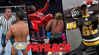 WWE Payback 2023 Full Show Highlights | WWE 2K23 Simulation