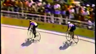 The Cheetah!  Nelson Vails Sprints to 1984 Olympic Match Race Final