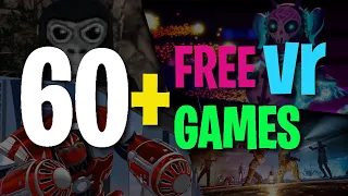 60+ AWESOME FREE VR GAMES! (QUEST 2, PCVR, PICO 4)