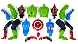 Merakit Mainan Hulk Smash, Captain America dan Spider-Man Avengers Superhero Toys