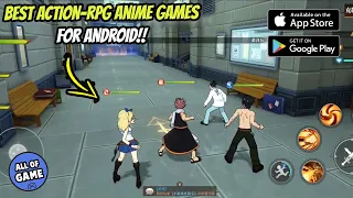 Top 5 Best ACTION-RPG STYLE ANIME Games For Android & iOS