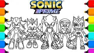Sonic Team Cartoon - On & On [NCS Release] Coloring Pages Sonic Coloring Pages new Sonic Prime