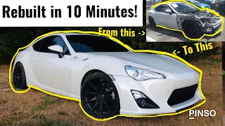 Rebuilding a Wrecked Scion FRS in 10 Minutes