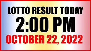 Lotto Result Today 2pm October 22 2022 Swertres Ez2 Pcso