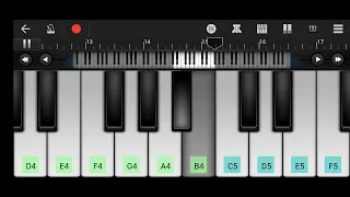 Main Khiladi tu Anari song piano cover on Walk band app|Without VIP and INVITE plugins.