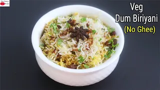 Veg Dum Biriyani - Hyderabadi Veg Biryani recipe - How To Make Hyderabadi Biryani - Healthy & Vegan
