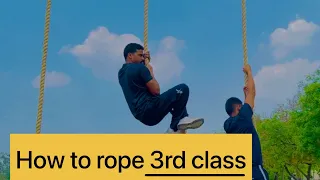 How to rope 3rd class #ropeclimbing #youtube