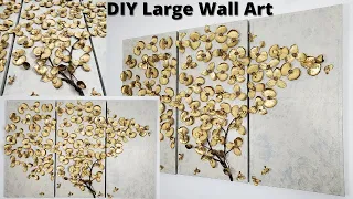 3D Flower Canvas Wall Art DIY / DIY Canvas Wall Art On A Budget