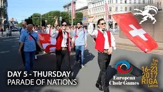 incantanti in Riga - Parade of Nations