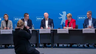 Landespressekonferenz mit dem Berliner Senat am 23. April 2024