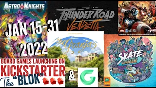 Upcoming Board Games Jan 2022 (2nd half)
