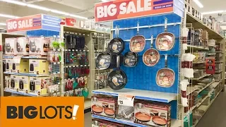 BIG LOTS KITCHENWARE KITCHEN WARE COOKWARE COOK WARE SHOP WITH ME SHOPPING STORE WALK THROUGH 4K