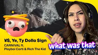 Reaction ▷Kanye West - ¥$, Ye, Ty Dolla $ign - CARNIVAL ft. Playboi Carti & Rich The Kid