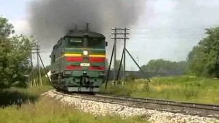 2ТЭ10У-0021 (Котлас) / 2TE10U-0021 (RZD, Kotlas)