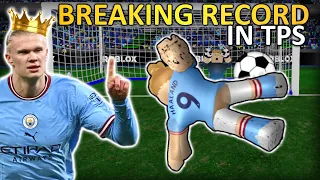 Breaking RECORD as HAALAND in TPS: Ultimate Soccer | Roblox Soccer/Football