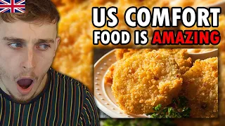 Brit Reacting to The Number 1 Comfort Food In Every State