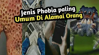 10 Jenis Phobia Paling Umum Dialami Orang!! Apakah kamu Termasuk?