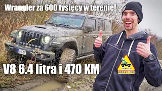 Wrangler za 600 tysięcy w terenie!  V8 6.4 litra i 470 KM czyli Wrangler 392 od AngelCars.