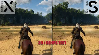 The Witcher 3: Wild Hunt | Xbox Series S / X | Gameplay +FPS Test | 4K |