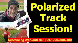 Polarized Descending Track Workout for Duathletes