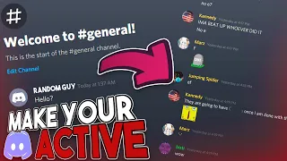 How to get your DISCORD SERVER extremely ACTIVE and USED!