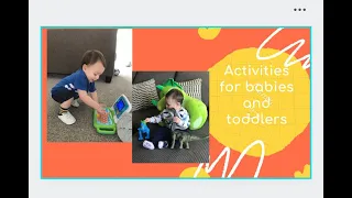 Fun activities for babies and toddlers 12-15 months old. l Montessori education at home l