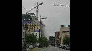 Hard Rock Hotel collapse in New Orleans caught on video | 10News WTSP