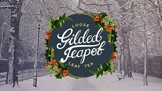 The Gilded Teapot Christmas Window Display